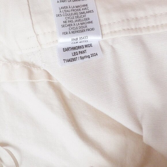 Like New Earthworks Wide Leg Pant Organic Cotton - Picture 12 of 15